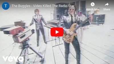 video klip pertama MTV 1981